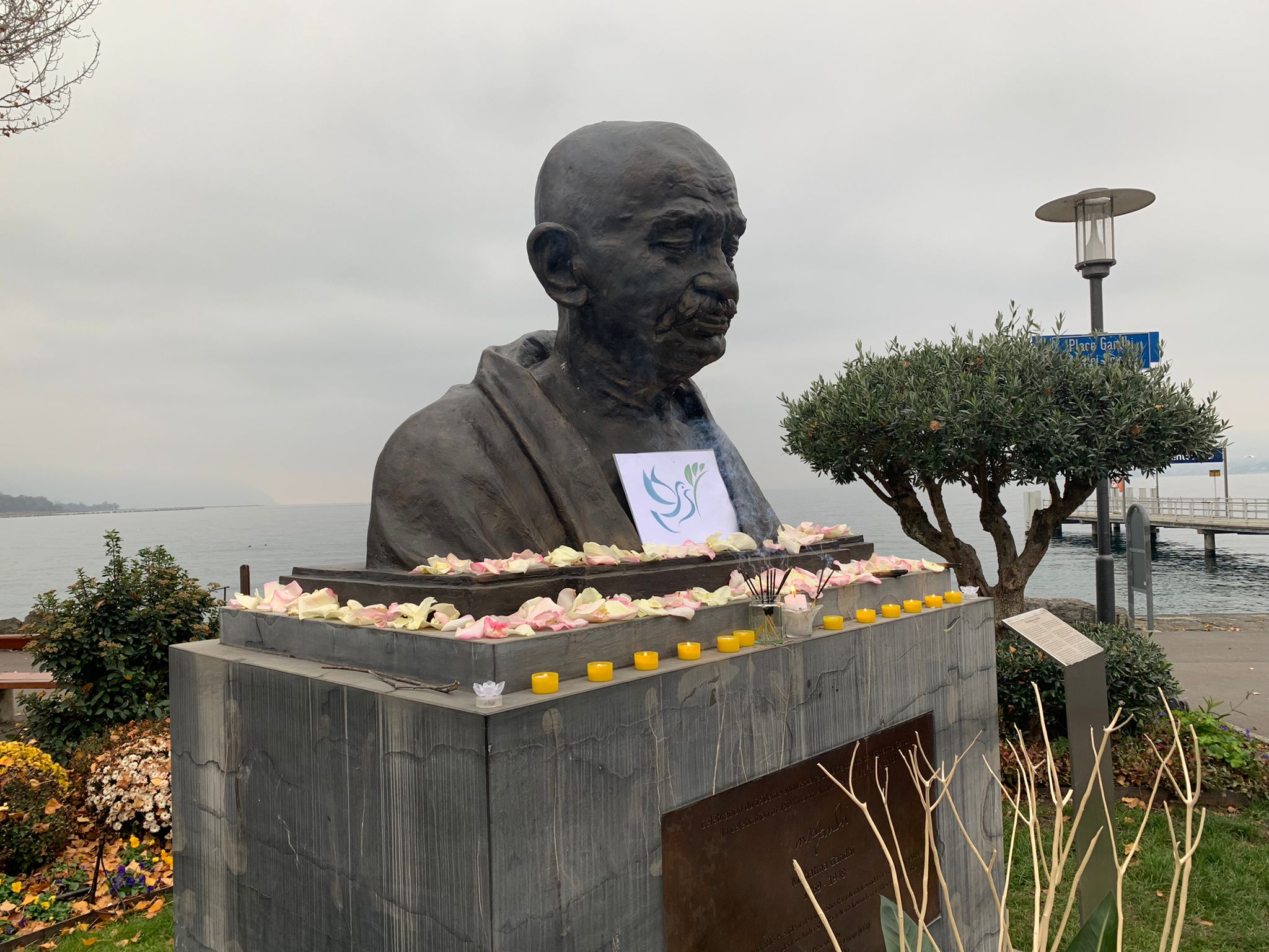 Sur les traces de Gandhi : La Marche pour la Paix à Villeneuve